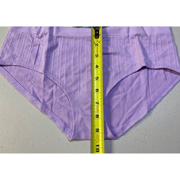 No Boundaries 2-Pack Seamless HIPSTER Panties XL Blue Butterfly & Lavender - Picture 5 of 7